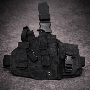 Pistolera Táctica Muslera Universal Sistema Molle Negro