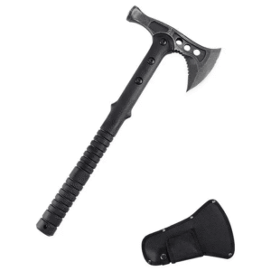 Hacha Táctica Tomahawk Martillo Combate Con Funda Negro
