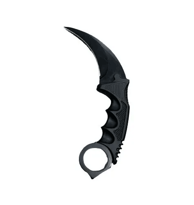 Kerambit Cuchillo Táctico Karambit Curvo Csgo Funda Negro