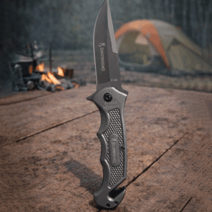 Navaja Táctica Titanio Cortacinto Plegable Supervivencia