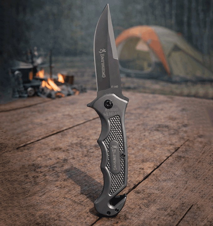 Navaja Táctica Titanio Cortacinto Plegable Supervivencia