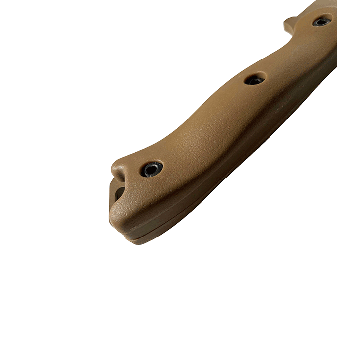 Cuchillo Táctico Supervivencia Fijo 24 cm Funda MOLLE COYOTE