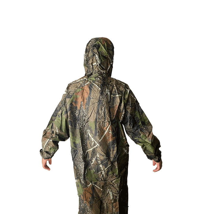 Piloto Capa Impermeable Con Capucha Camuflado