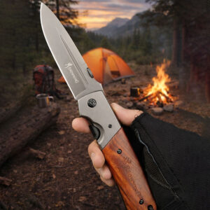 Navaja Táctica Plegable Camping Caza Pesca Acero | Wardhouse