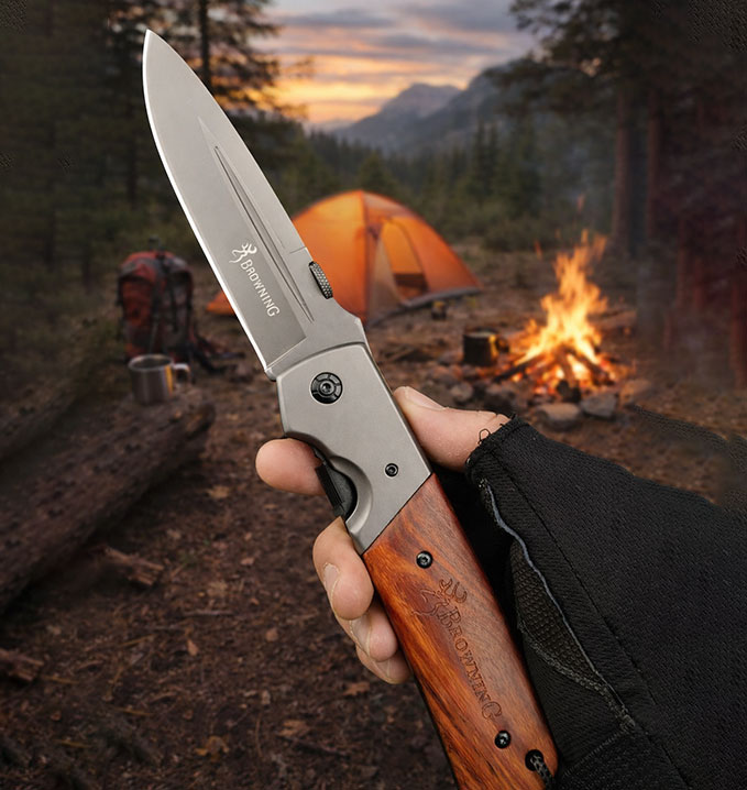 Navaja Táctica Plegable Camping Caza Pesca Acero | Wardhouse