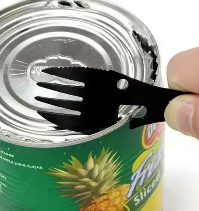 Cubierto Multifunción Camping 10en1 Acero Inoxidable Outdoor