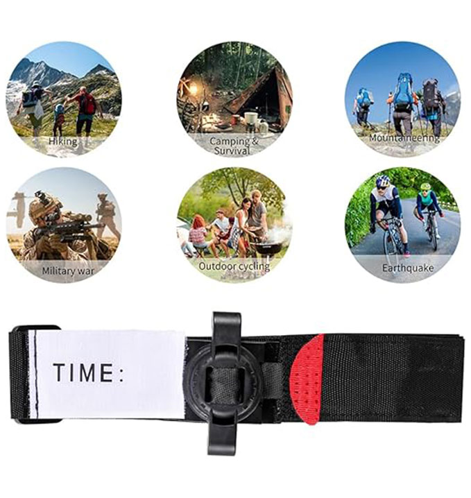 Torniquete Emergencia Primeros Auxilios Control Hemorragias