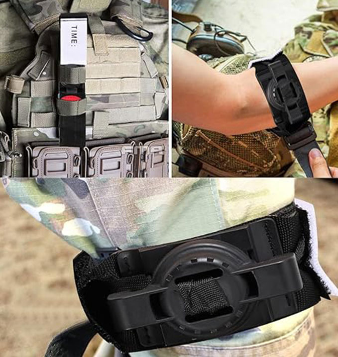 Torniquete Emergencia Primeros Auxilios Control Hemorragias