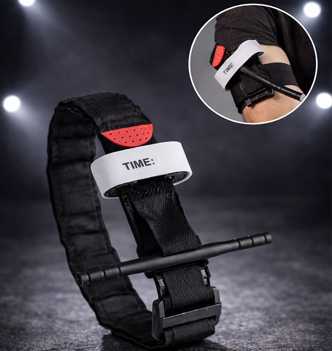 Torniquete Emergencia Primeros Auxilios Control Hemorragias