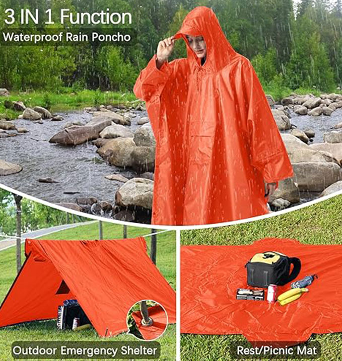 Poncho Capa Impermeable Outdoor y Camping | Wardhouse