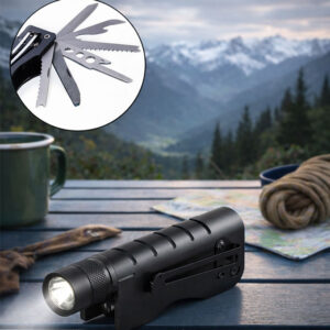 Linterna multiherramienta táctica recargable de 3000 lúmenes