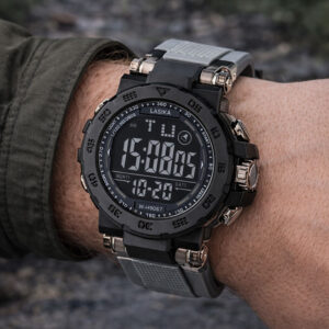 Reloj Táctico Digital Deportivo Militar Edc Luz Alarma 5atm