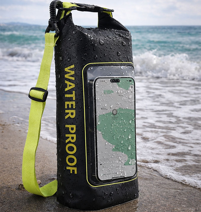 Bolso Impermeable 2l Para Celular Playa Kayak Trekking